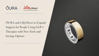 ŌURA and LillyDirect