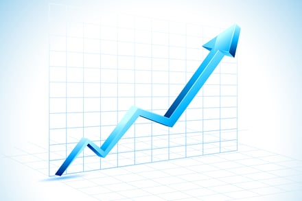 upward arrow